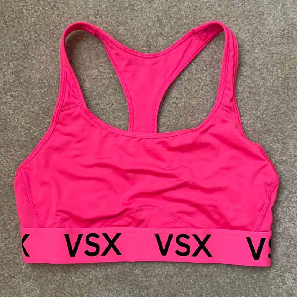 Bright Pink Sports Bra